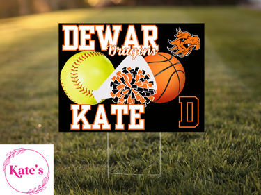 Dewar Dragons Multiple Activities (Up to 3) Yard Sign